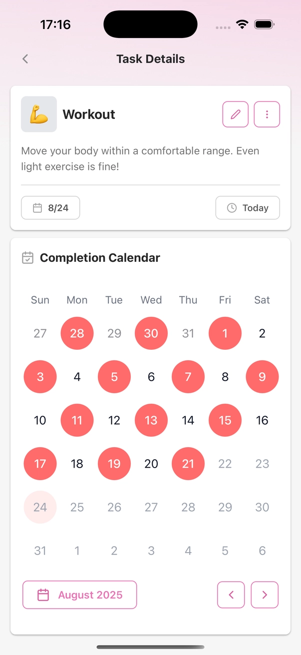 Calendar View